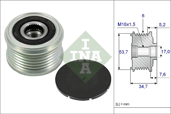 Alternator Freewheel Clutch